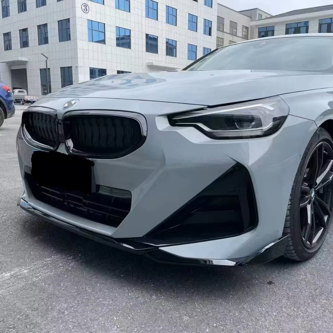 DOKŁADKA Splitter PRZÓD BMW G42 seria 2 2021+ spoiler przednia czarny