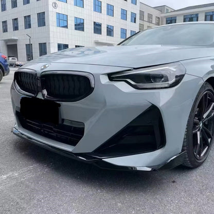 DOKŁADKA Splitter PRZÓD BMW G42 seria 2 2021+ spoiler przednia czarny