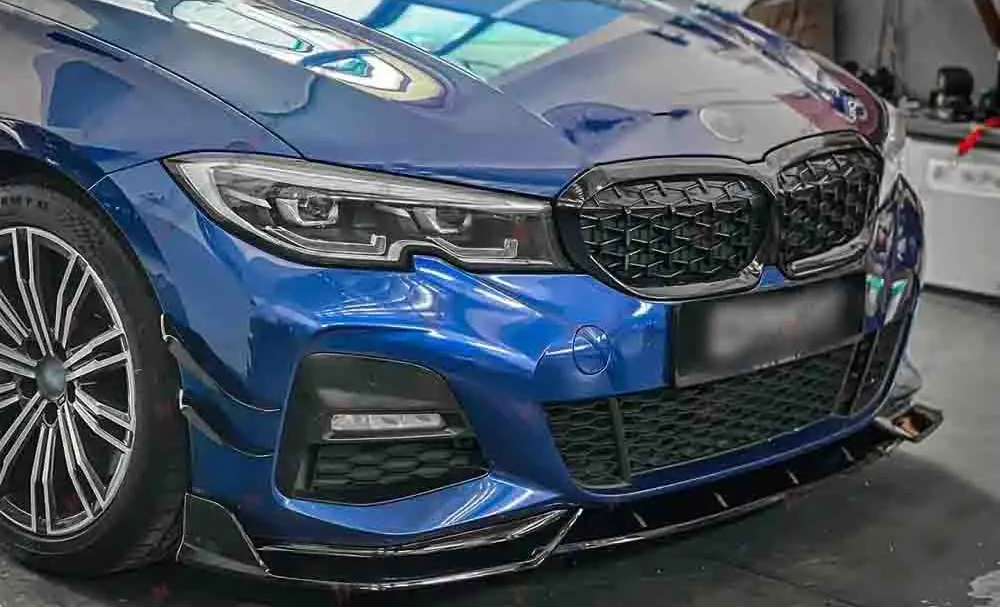 DOKŁADKA Splitter PRZÓD do BMW G20 G21 3 series 2018-2022 spoiler przedni COMPETITION