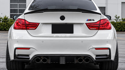 SPOILER lotka do BMW M4 F82 styl M4 czarny połysk SPOJLER