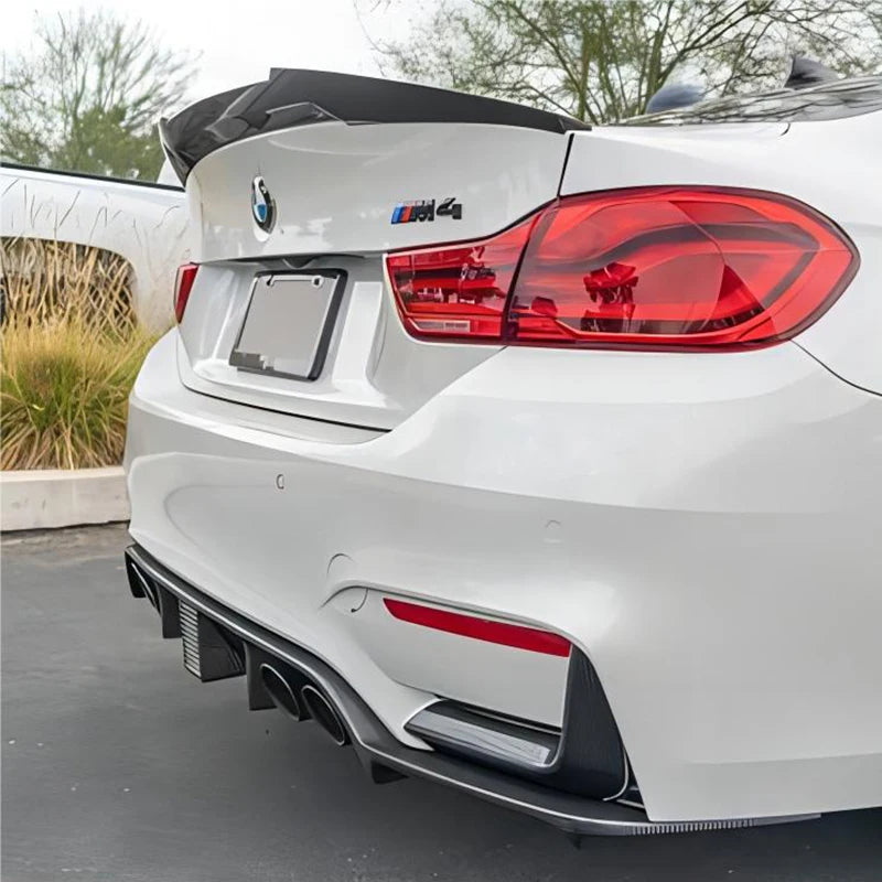 SPOILER lotka do BMW M4 F82 styl M4 czarny połysk SPOJLER
