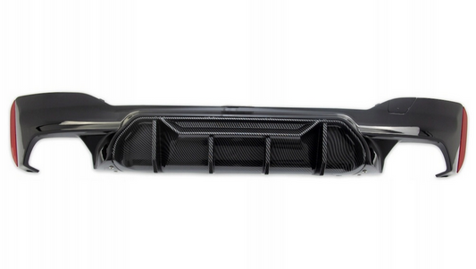 DYFUZOR SPOILER do BMW G30 G31 G38 M5 STYLE 4R CARBON LOOK