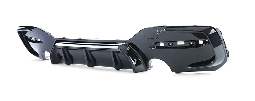 DYFUZOR SPOILER BMW F20 F21 CZARNY POŁYSK 2 wydechy 2015-2019 M135 M140