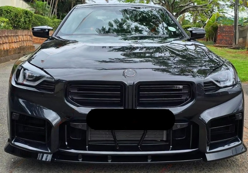 DOKŁADKA Splitter PRZÓD BMW G87 M2 czarny połysk spoiler przedni 2023+