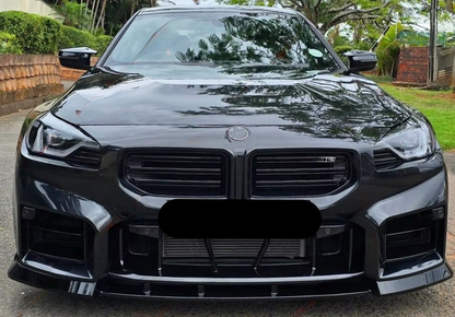 DOKŁADKA Splitter PRZÓD BMW G87 M2 czarny połysk spoiler przedni 2023+