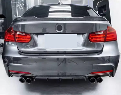 DYFUZOR SPOILER do BMW F30 F31 CZARNY POŁYSK 335 340 328 330 pod 4 wydechy