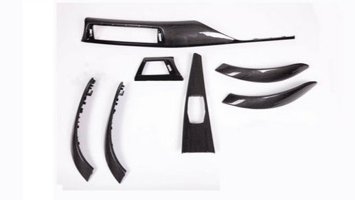 DEKORY CARBON do BMW F30/31/32/33 M3/4 LISTWY OZDOBNE WEWNĘTRZNE LISTWY 7elem.