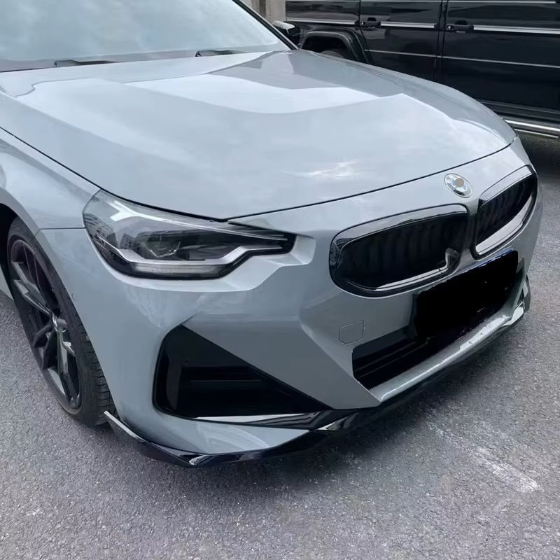 DOKŁADKA Splitter PRZÓD BMW G42 seria 2 2021+ spoiler przednia czarny