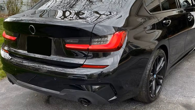 KOŃCÓWKA WYDECHU 65MM 92MM 105MM CARBON CZARNE do BMW 320 330i G20 G21 G42 G22 G23 G26 i inne