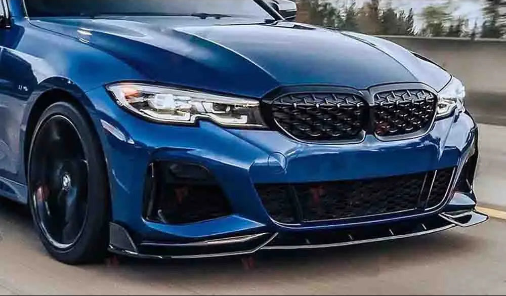 DOKŁADKA Splitter PRZÓD do BMW G20 G21 3 series 2018-2022 spoiler przedni COMPETITION