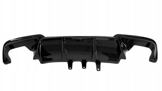 DYFUZOR SPOILER do BMW F10 F11 CZARNY POŁYSK 2x podwójny 2010-2016 M5 LOOK