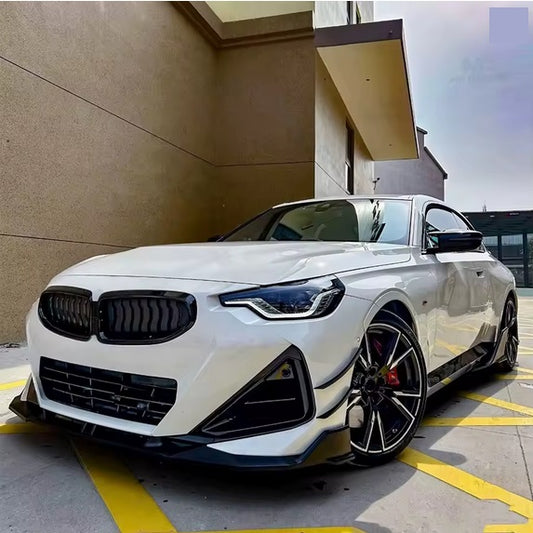 DOKŁADKA Splitter PRZÓD BMW G42 seria 2 2021+ spoiler przednia czarny