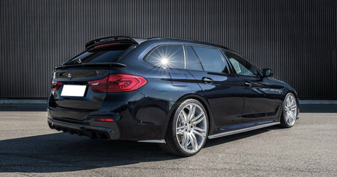DOKŁADKA BMW G31 TYLNA SPOILER KLAPY seria 5 2017-2024 TOURING KOMBI TYŁ