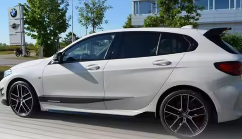 Dokładki Progów do BMW F40 2019-2024 MPakiet Czarny Listwy progowe na progi