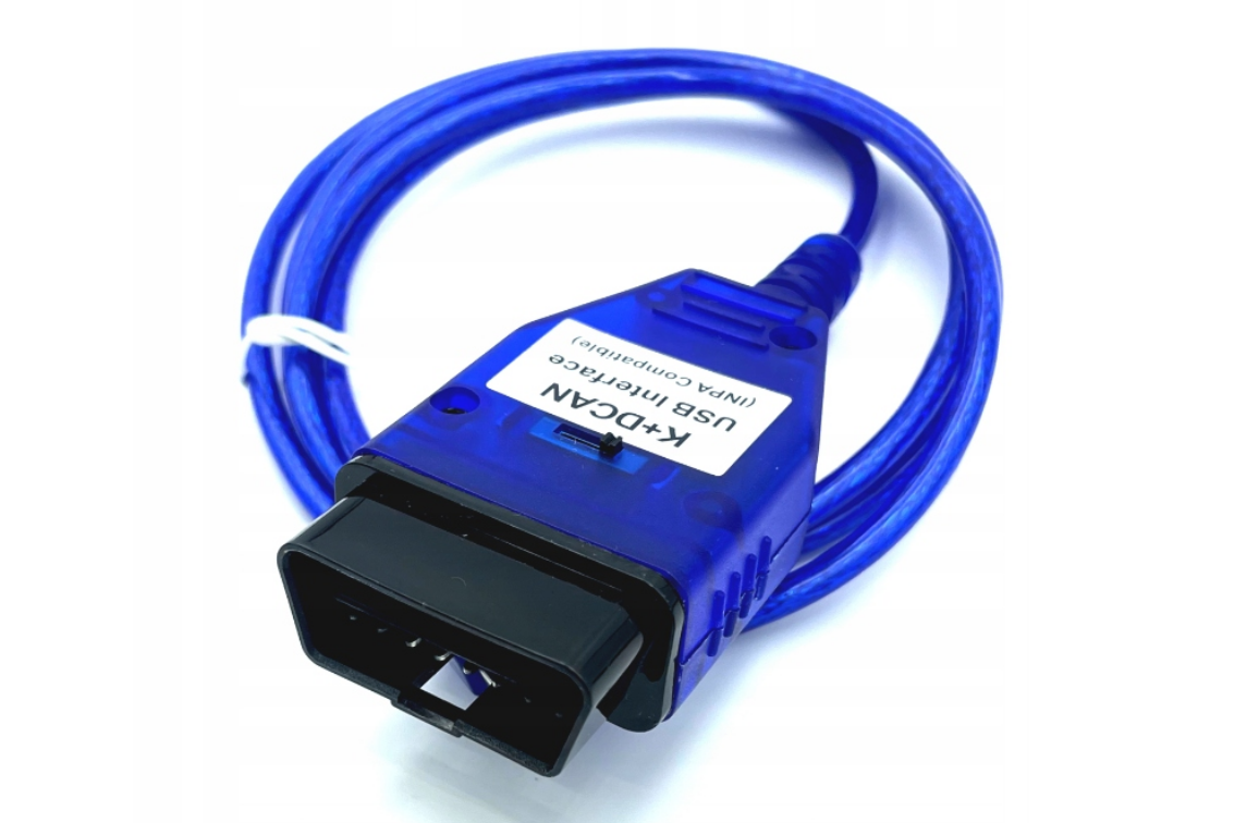 KABEL INTERFEJS K+DCAN wpółpracujący z BMW serii E działa z INPA ISTA NCS WINKFP DO E36 E46 E39 E60 E61 E90 E91 E65 E87 E82 E81