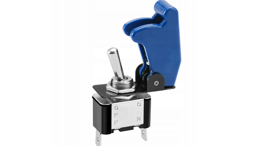 Metalowy przełącznik dźwigienkowy 12V 20A FlickFlip Heschen wł/wył 2pozycje