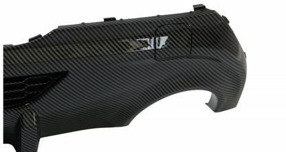 DYFUZOR SPOILER BMW 1 F40 2019-2024 CARBON dokładka zderzaka v2 CARBON LOOK
