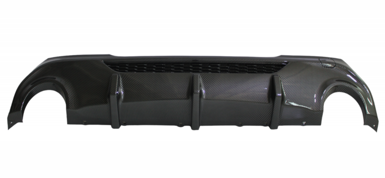 DYFUZOR SPOILER BMW 1 F40 2019-2024 CARBON dokładka zderzaka v2 CARBON LOOK