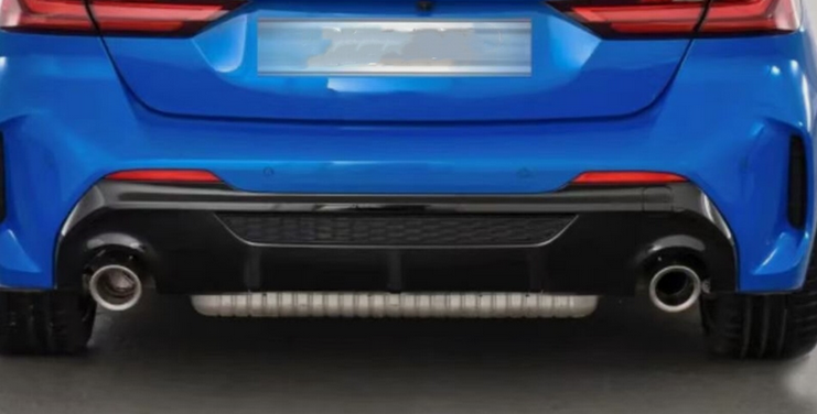 DYFUZOR SPOILER BMW 1 F40 2019-2024 CARBON dokładka zderzaka v2 CARBON LOOK