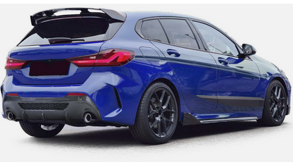 DYFUZOR SPOILER BMW 1 F40 2019-2024 CARBON dokładka zderzaka v2 CARBON LOOK