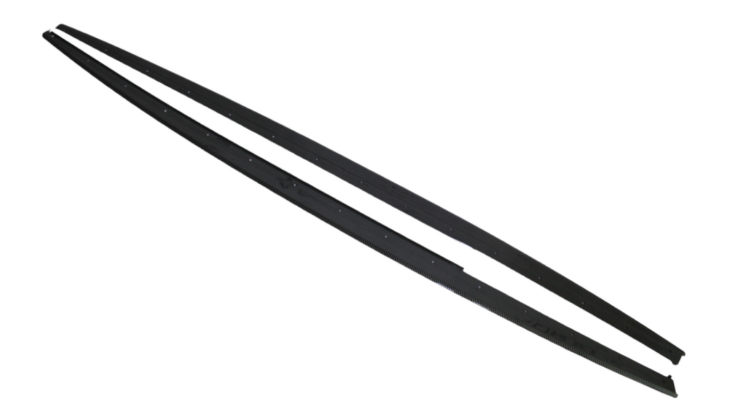 DOKŁADKI PROGÓW LISTWY PROGOWE CARBON BOCZNE BMW 3 F30 F31 SPOILER