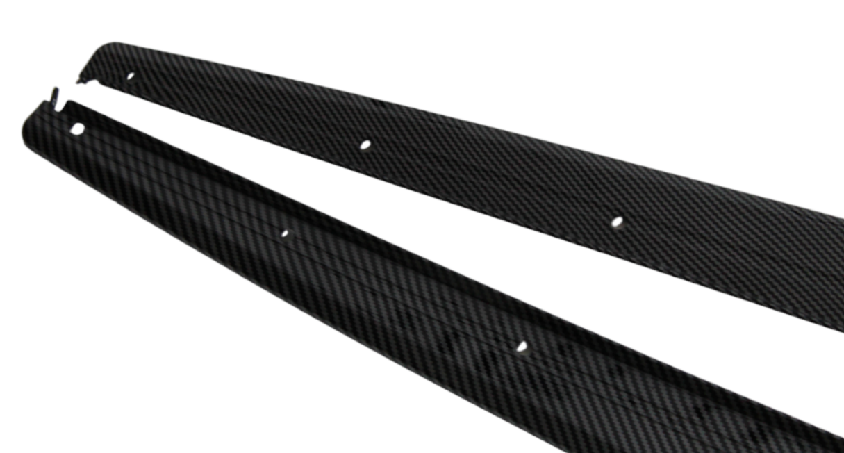 DOKŁADKI PROGÓW LISTWY PROGOWE CARBON BOCZNE BMW 3 F30 F31 SPOILER