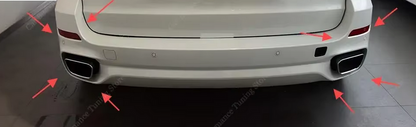 Dyfuzor spoiler BMW F15 X5 2013-2018 tył SPLITTER dokładka tylna