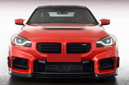 DOKŁADKA Splitter PRZÓD BMW G87 M2 czarny połysk spoiler przedni 2023+