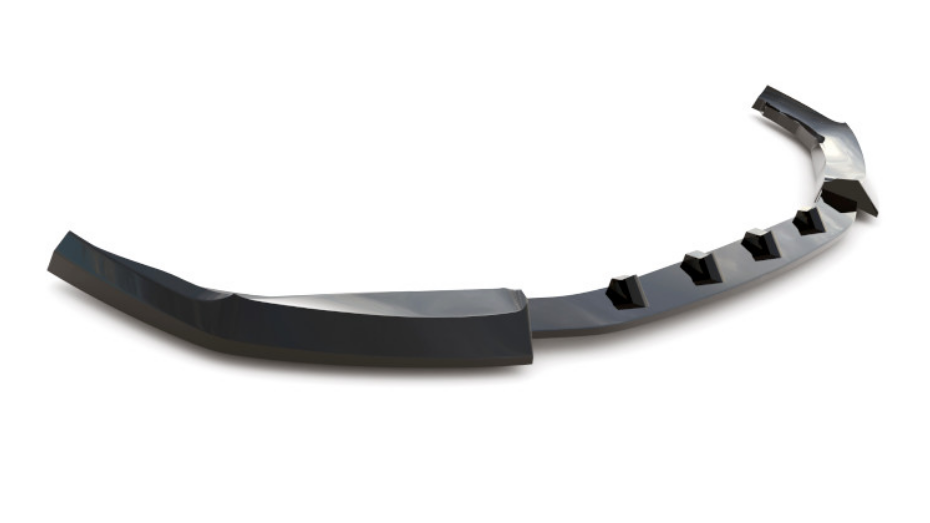 DOKŁADKA Splitter PRZÓD BMW G87 M2 czarny połysk spoiler przedni 2023+