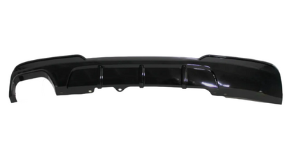 DYFUZOR SPOILER do BMW F10 F11 CZARNY POŁYSK 2009-2017 518 520 523 528 530 2 wydechy z lewej strony