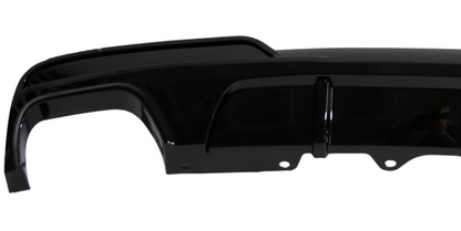 DYFUZOR SPOILER do BMW F10 F11 CZARNY POŁYSK 2009-2017 518 520 523 528 530 2 wydechy z lewej strony