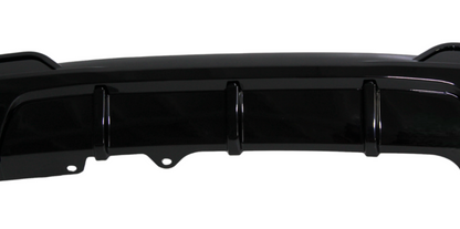 DYFUZOR SPOILER do BMW F10 F11 CZARNY POŁYSK 2009-2017 518 520 523 528 530 2 wydechy z lewej strony