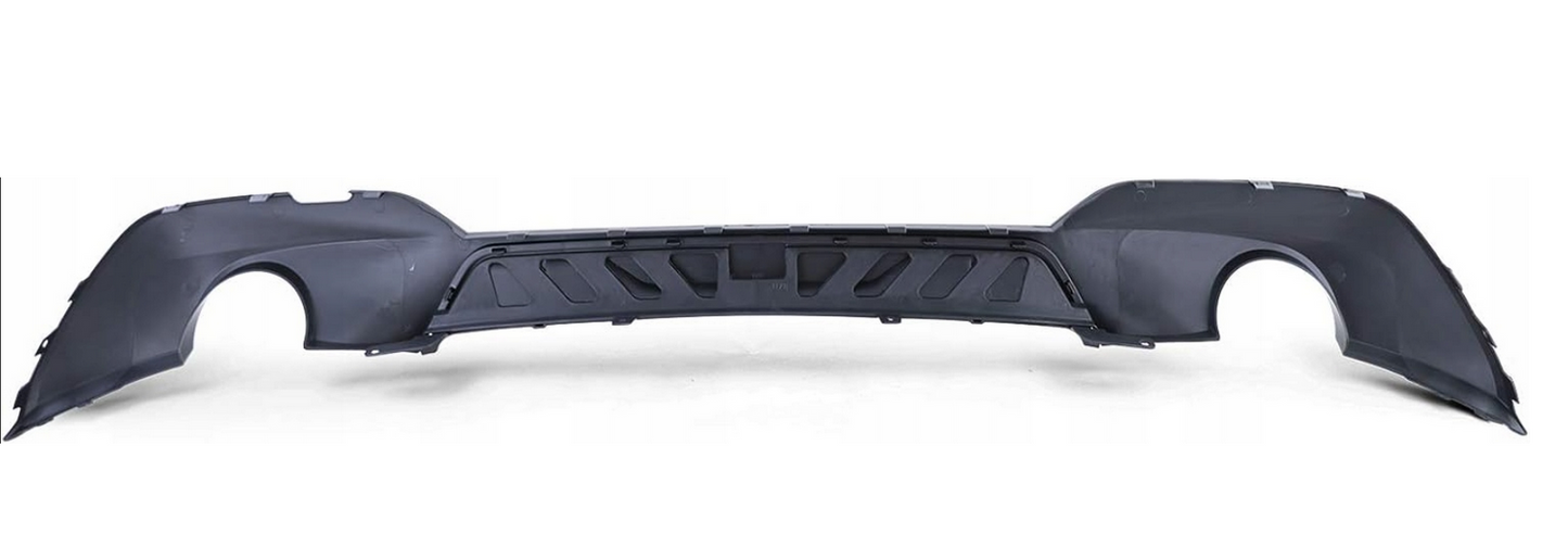 DYFUZOR SPOILER do BMW G20 G21 CZARNY POŁYSK 320 330 podwójny