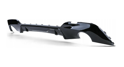 DYFUZOR SPOILER do BMW G20 G21 CZARNY POŁYSK 320 330 podwójny