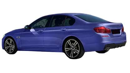 DYFUZOR SPOILER do BMW F10 F11 CZARNY POŁYSK 2009-2017 518 520 523 528 530 2 wydechy z lewej strony