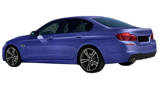DYFUZOR SPOILER do BMW F10 F11 CZARNY POŁYSK 2009-2017 518 520 523 528 530 2 wydechy z lewej strony