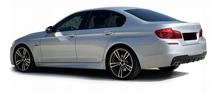 DYFUZOR SPOILER do BMW F10 F11 CZARNY POŁYSK 2009-2017 518 520 523 528 530 2 wydechy z lewej strony