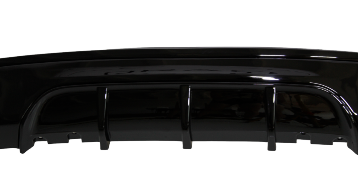 DYFUZOR SPOILER BMW F22 F23 CZARNY POŁYSK dokładka zderzaka 218 220 228 230