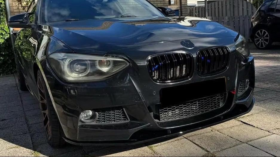 DOKŁADKA Splitter PRZÓD pełna BMW F20 F21 2011-2014 jednocześciowa CARBON