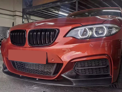 DOKŁADKA ZDERZAKA SPLITTER BMW F22 F23 M Performance CARBON PRZÓD PRZEDNIA