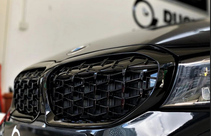 NERKI GRILL ATRAPA BMW G20 G21 2018-2022 pre lci diamond czarny połysk