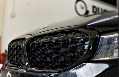 NERKI GRILL ATRAPA BMW G20 G21 2018-2022 pre lci diamond czarny połysk