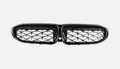 NERKI GRILL ATRAPA BMW G20 G21 2018-2022 pre lci diamond czarny połysk