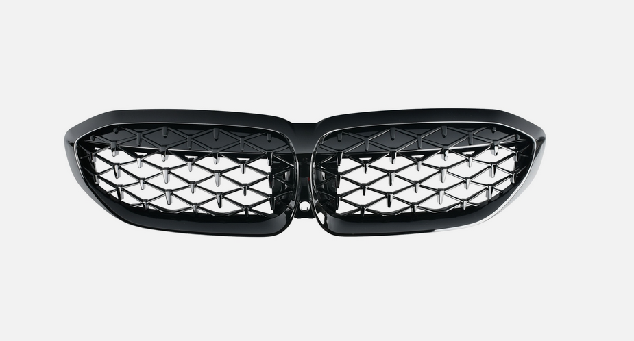 NERKI GRILL ATRAPA BMW G20 G21 2018-2022 pre lci diamond czarny połysk