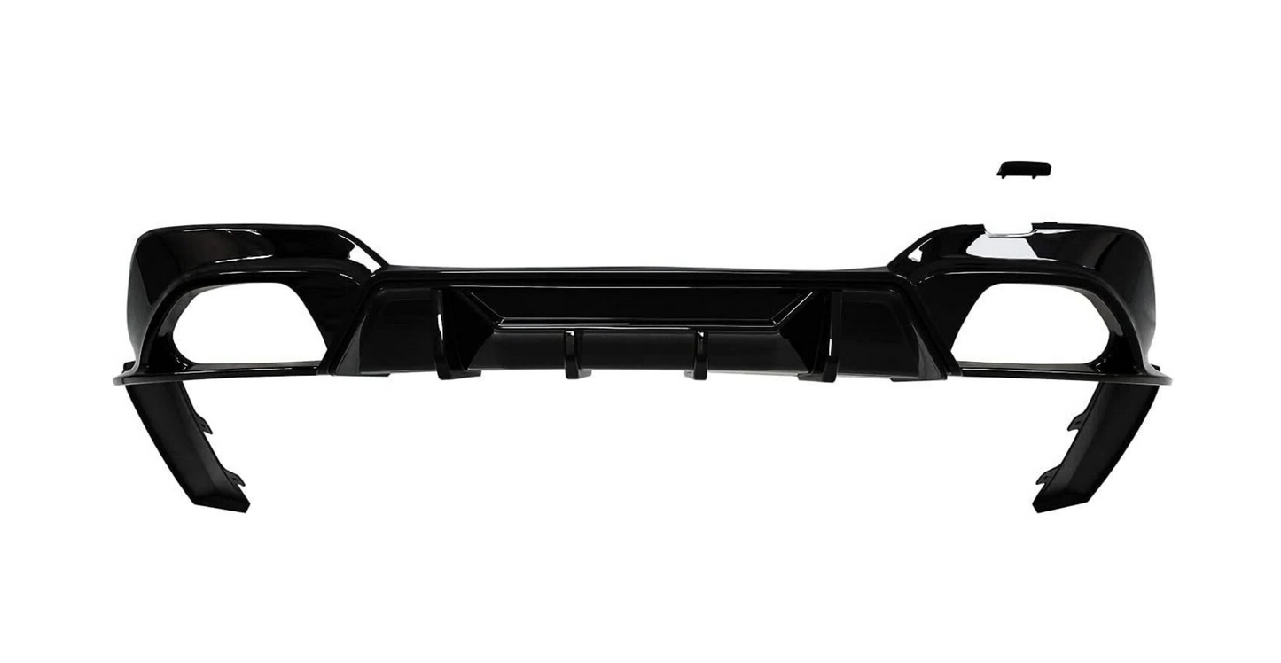 DYFUZOR SPOILER do BMW G20 G21 M340 / M340look podwójny + 4 końcówki wydechu