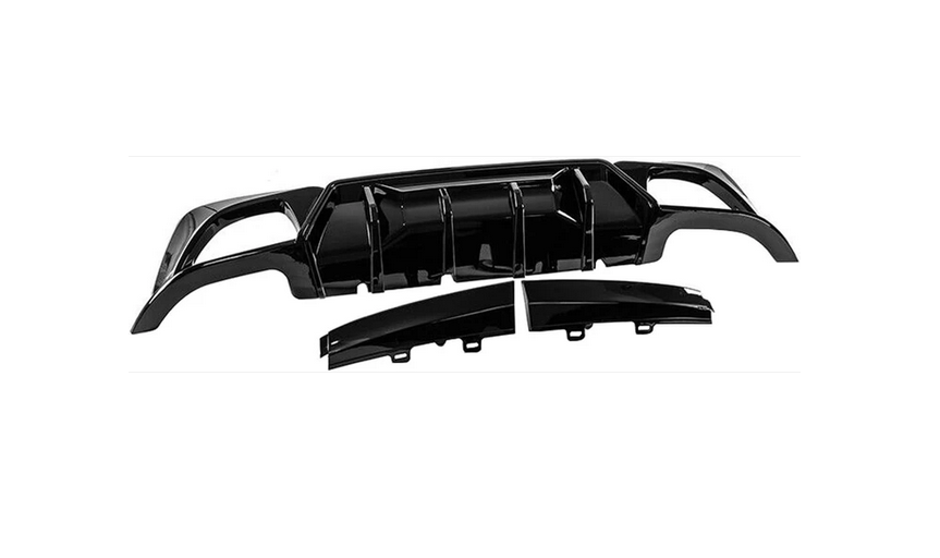 DYFUZOR SPOILER do BMW G20 G21 M340 / M340look podwójny + 4 końcówki wydechu