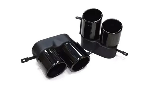 KOŃCÓWKI WYDECH 2PARY KOŃCÓWEK BMW g20 g22 g42 look M340 M240 M440 czarne