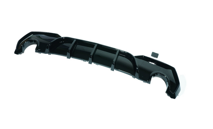 DYFUZOR SPOILER do BMW 4 G22 G23 CZARNY POŁYSK 420 430 podwójny 2020+