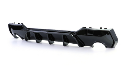 DYFUZOR SPOILER do BMW 4 G22 G23 CZARNY POŁYSK 420 430 podwójny 2020+