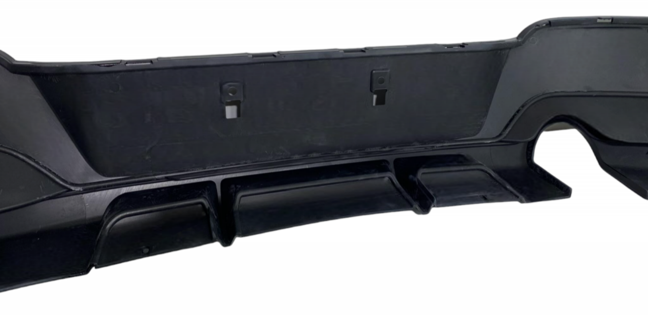 DYFUZOR SPOILER BMW F20 F21 CZARNY POŁYSK 2011-2014 dokładka tył 1 wydech